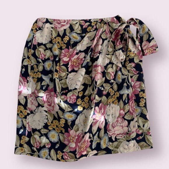 ⭐️Floral Classy Classic Work Business Casual Party Chic Elegant Tie Modern Skirt - Picture 1 of 6
